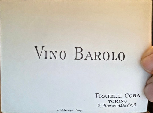 Etichetta vino barolo - etichetta,