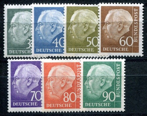 Germania 1957 259 265xv - 259-265xv, mnh