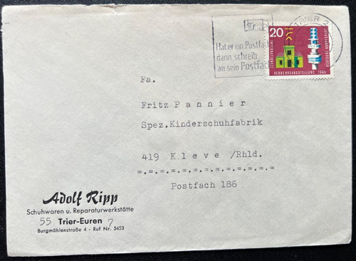 Bund lettera 1965 michel - bund,,