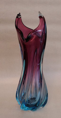 Vaso vetro ritorto - vetro, a
